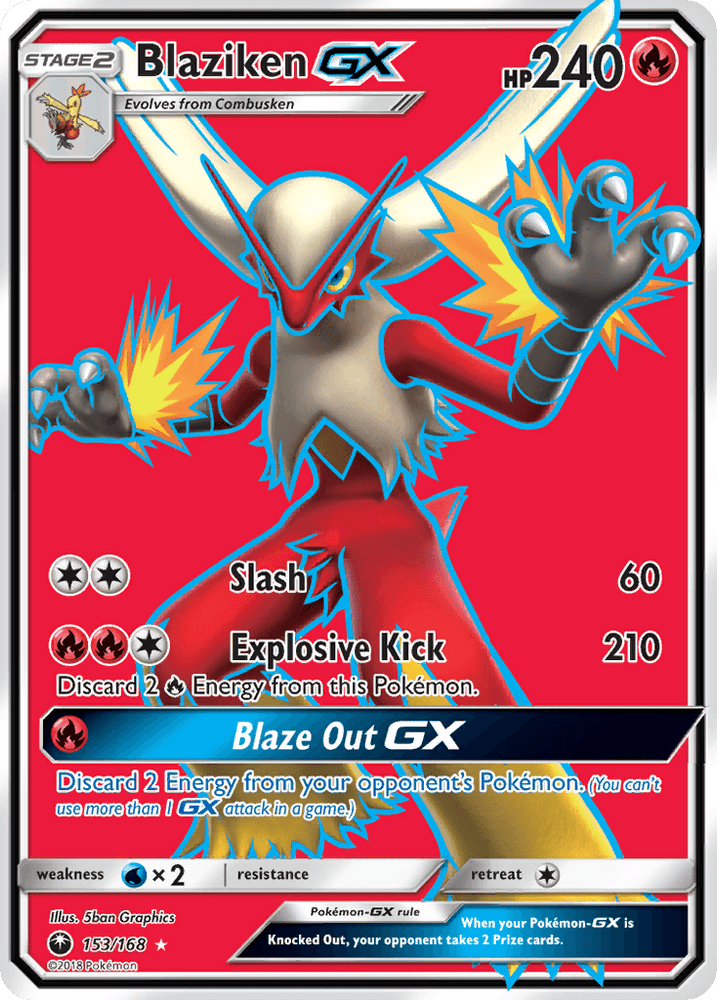Blaziken GX (153/168) [Sun & Moon: Celestial Storm] (Online Only)