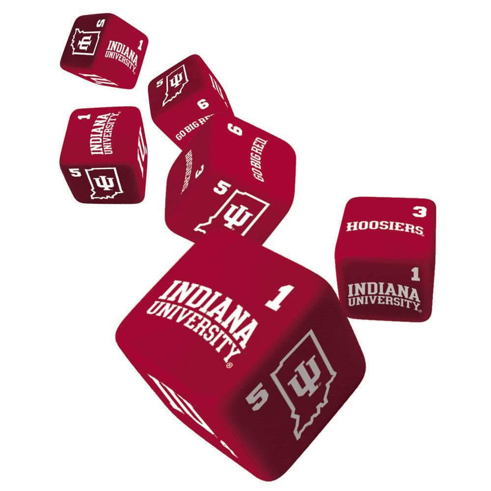 Indiana Hoosiers Dice Set - 19mm (ONLINE ORDER ONLY)