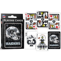 Las Vegas Raiders Neon-Styled Playing Cards - 54 Card Deck (ONLINE ORDER ONLY)