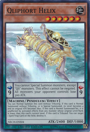 Qliphort Helix (SE) [NECH-ENS04] Super Rare (ONLINE ORDER ONLY)