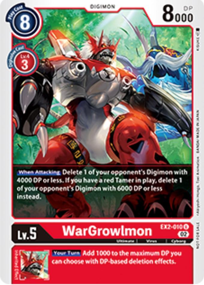 WarGrowlmon [EX2-010] (Tamer Party Vol. 6 Promo) [Digital Hazard Promos] (ONLINE ORDER ONLY)