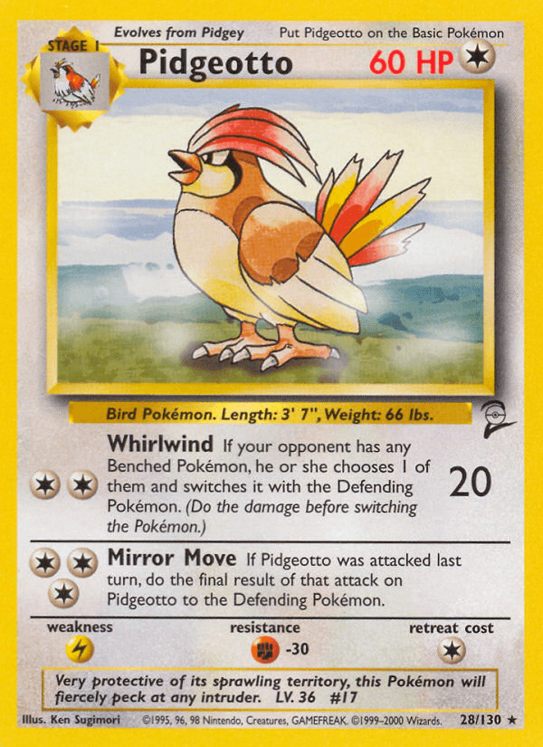 Pidgeotto (28/130) [Base Set 2] (Online Only)