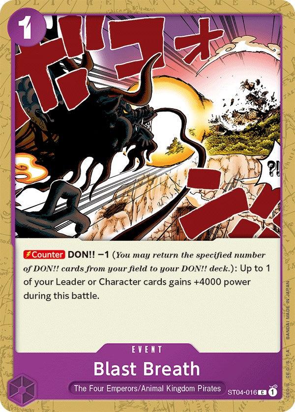 Blast Breath [Starter Deck: Animal Kingdom Pirates] (ONLINE ORDER ONLY)