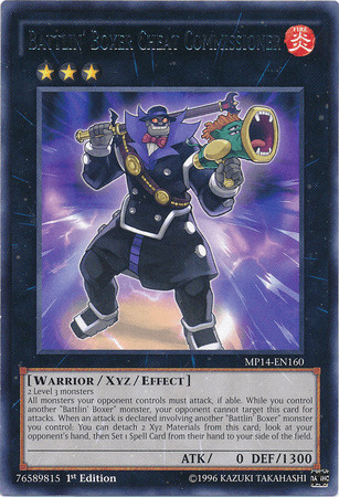 Battlin' Boxer Cheat Commissioner [MP14-EN160] Rare (ONLINE ORDER ONLY)