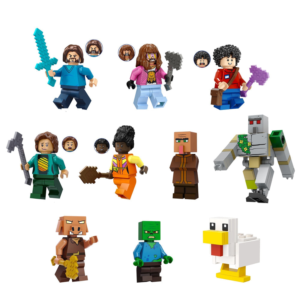 Custom Block Builder Minifigure Set of 10 (ONLINE ORDER ONLY)