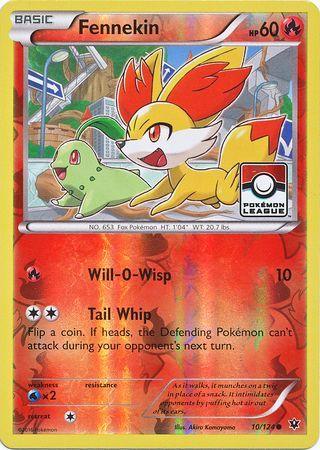 Fennekin (10/124) (League Promo) [XY: Fates Collide] (Online Only)
