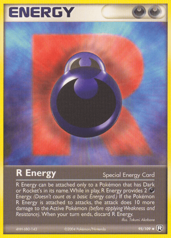 R Energy (95/109) [EX: Team Rocket Returns] (Online Only)
