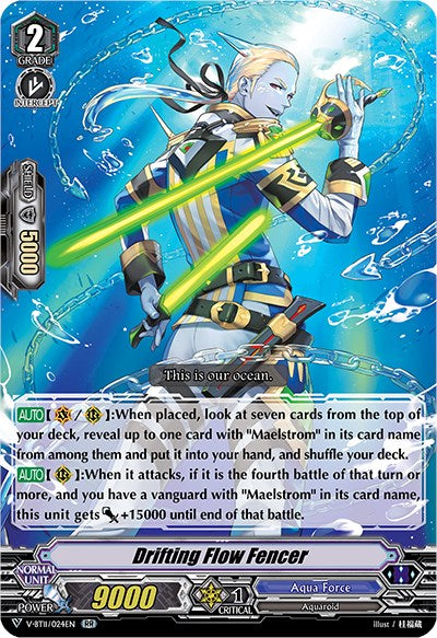 Drifting Flow Fencer (V-BT11/024EN) [Storm of the Blue Cavalry]