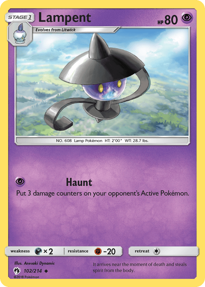 Lampent (102/214) [Sun & Moon: Lost Thunder] (Online Only)