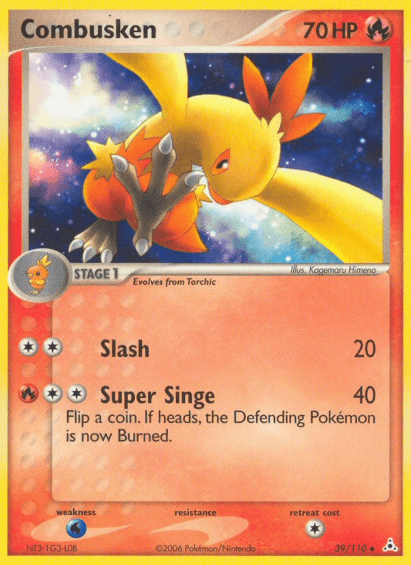 Combusken (39/110) [EX: Holon Phantoms] (Online Only)
