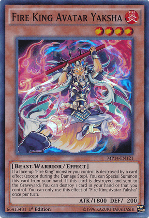 Fire King Avatar Yaksha [MP14-EN121] Super Rare (ONLINE ORDER ONLY)