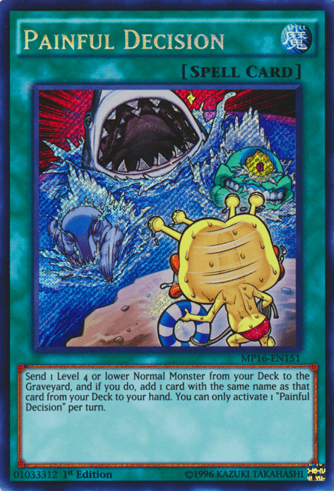Painful Decision [MP16-EN151] Secret Rare (ONLINE ORDER ONLY)