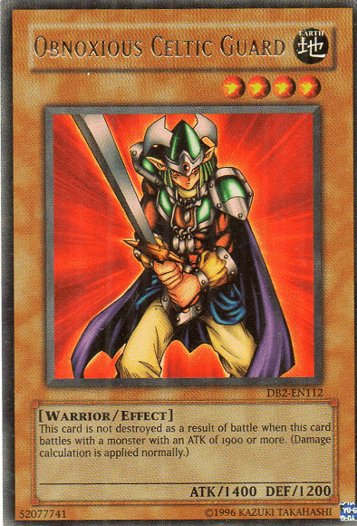 Obnoxious Celtic Guard [DB2-EN112] Ultra Rare (ONLINE ORDER ONLY)