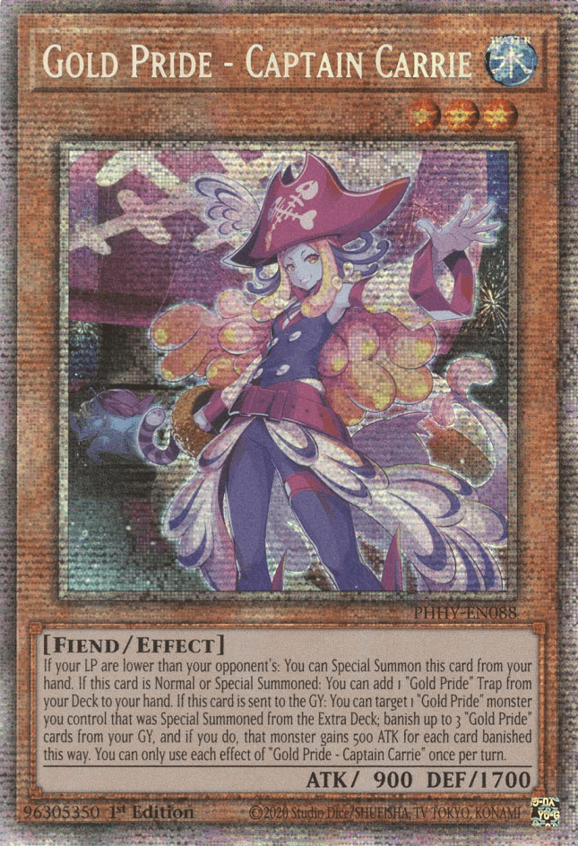 Gold Pride - Captain Carrie [PHHY-EN088] Starlight Rare (ONLINE ORDER ONLY)