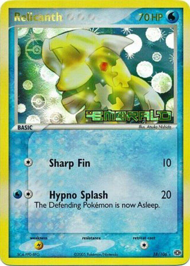 Relicanth (18/106) (Stamped) [EX: Emerald] (Online Only)