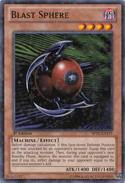 Blast Sphere [BP01-EN175] Starfoil Rare (ONLINE ORDER ONLY)