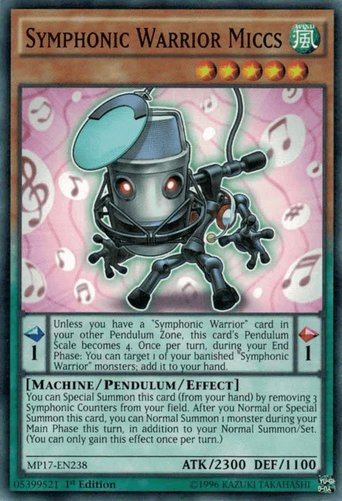 Symphonic Warrior Miccs [MP17-EN238] Common (ONLINE ORDER ONLY)