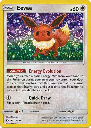 Eevee (101/149) (General Mills Promo) [Sun & Moon: Base Set] (Online Only)