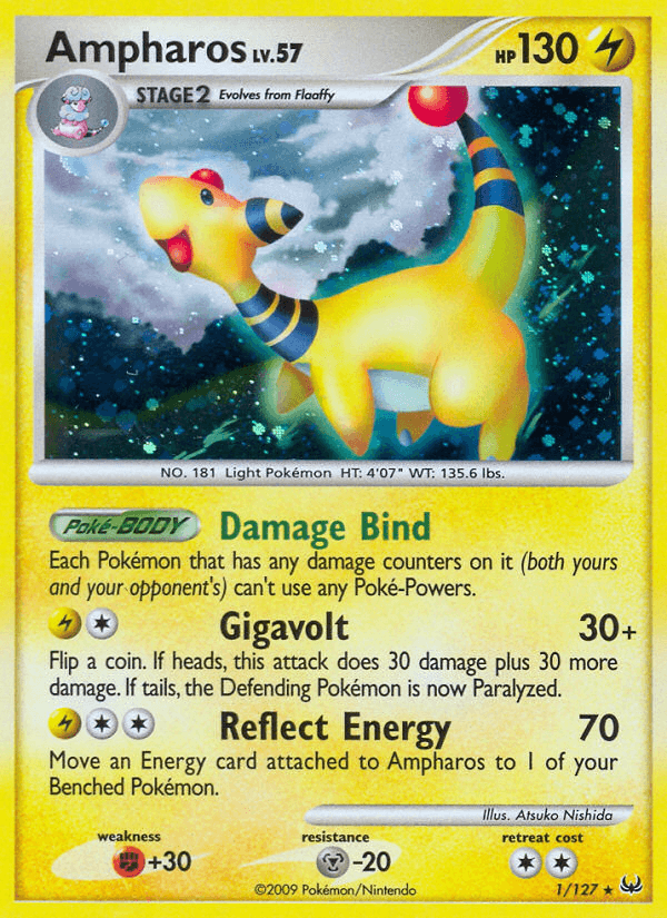 Ampharos (1/127) [Platinum: Base Set] (Online Only)