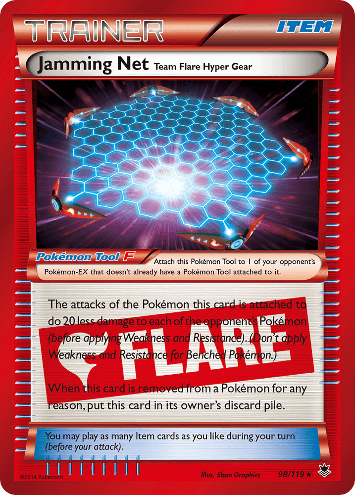 Jamming Net Team Flare Hyper Gear (98/119) [XY: Phantom Forces] (Online Only)