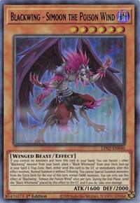 Blackwing - Simoon the Poison Wind (Blue) [LDS2-EN040] Ultra Rare (ONLINE ORDER ONLY)