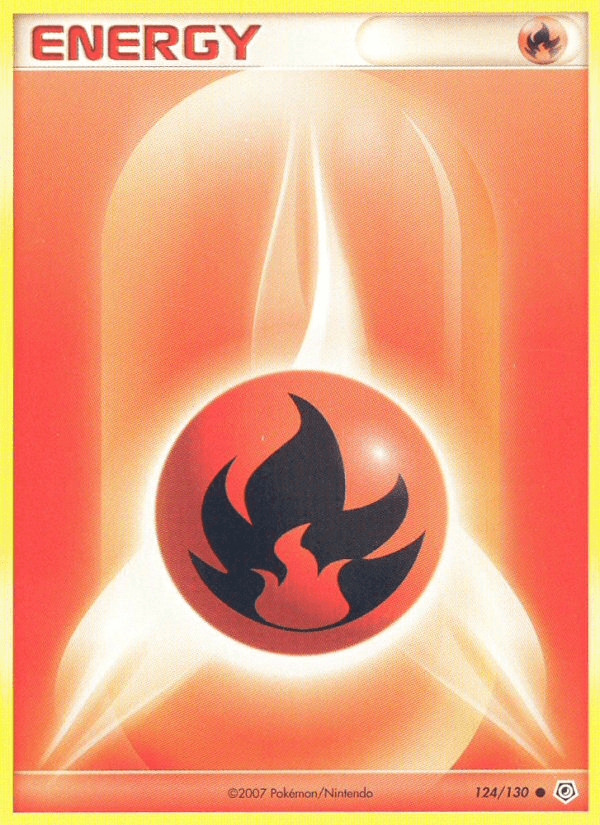 Fire Energy (124/130) [Diamond & Pearl: Base Set] (Online Only)