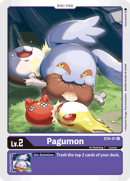 Pagumon [ST6-01] [Starter Deck: Venomous Violet] (ONLINE ORDER ONLY)