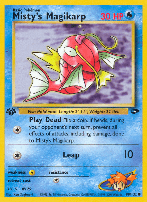 Misty's Magikarp (88/132) [Gym Challenge 1st Edition] (Online Only)