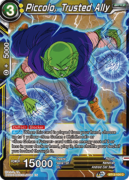 Piccolo, Trusted Ally (Common) (BT13-104) [Supreme Rivalry]