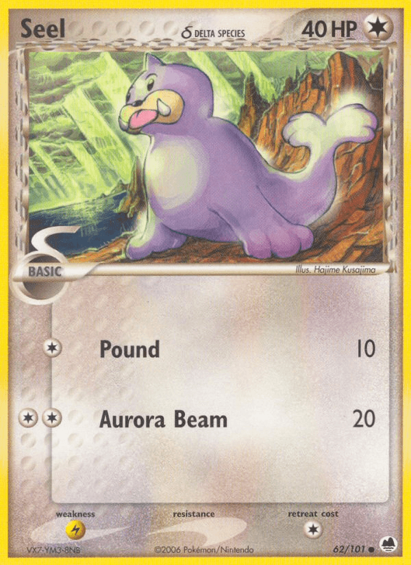 Seel (62/101) (Delta Species) [EX: Dragon Frontiers] (Online Only)