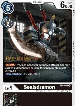 Sealsdramon [BT4-067] [Great Legend Pre-Release Promos] (ONLINE ORDER ONLY)