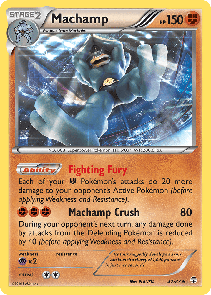 Machamp (42/83) [XY: Generations] (Online Only)