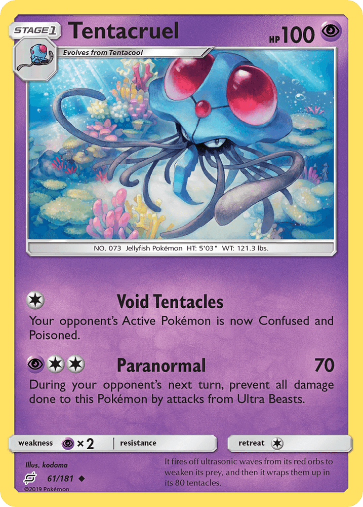 Tentacruel (61/181) [Sun & Moon: Team Up] (Online Only)
