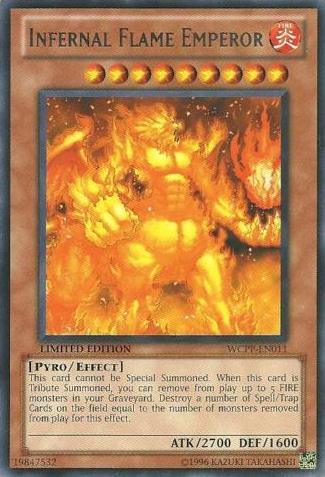 Infernal Flame Emperor [WCPP-EN011] Rare (ONLINE ORDER ONLY)