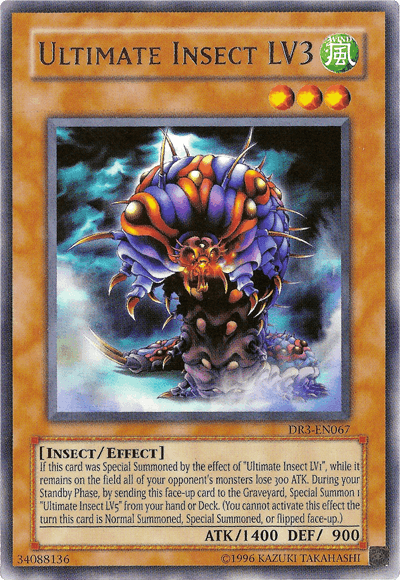 Ultimate Insect LV3 [DR3-EN067] Rare (ONLINE ORDER ONLY)