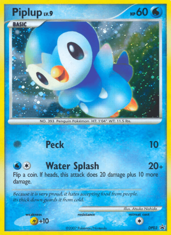 Piplup (DP03) [Diamond & Pearl: Black Star Promos] (Online Only)
