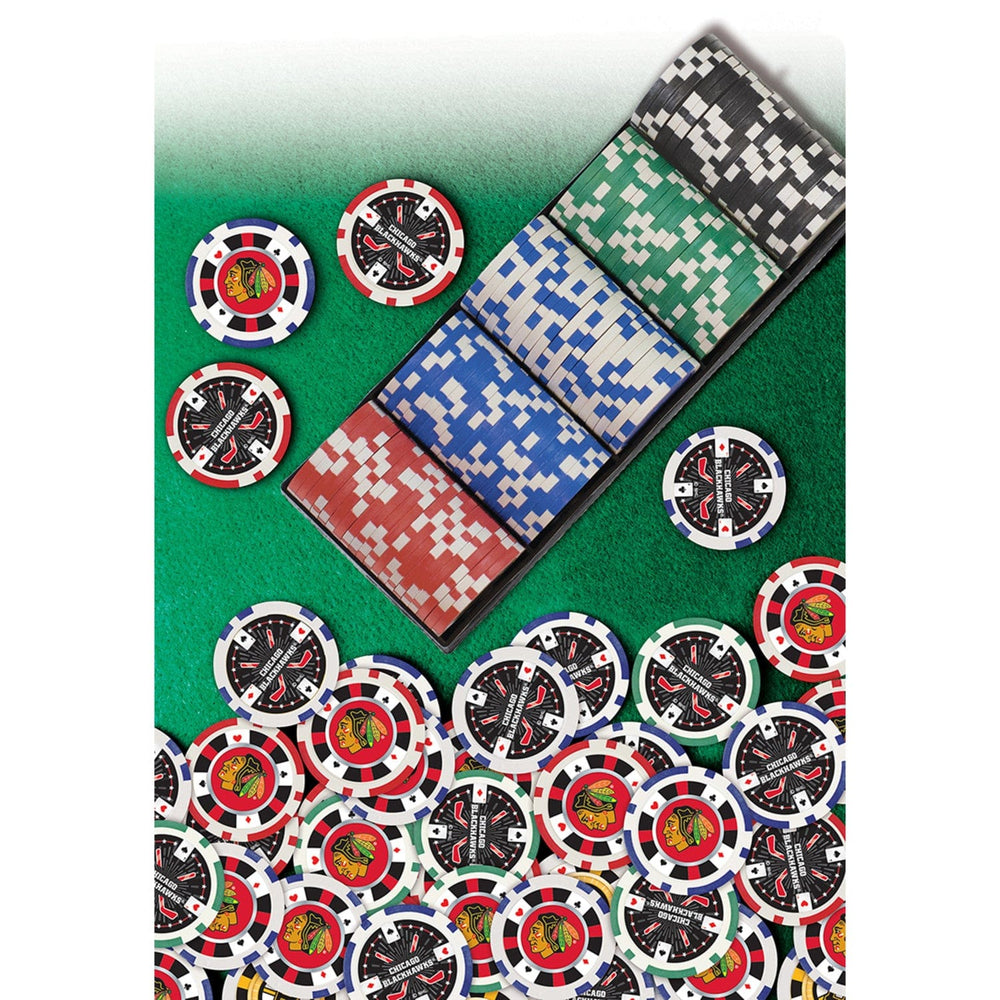 Chicago Blackhawks 100 Piece Poker Chips (ONLINE ORDER ONLY)