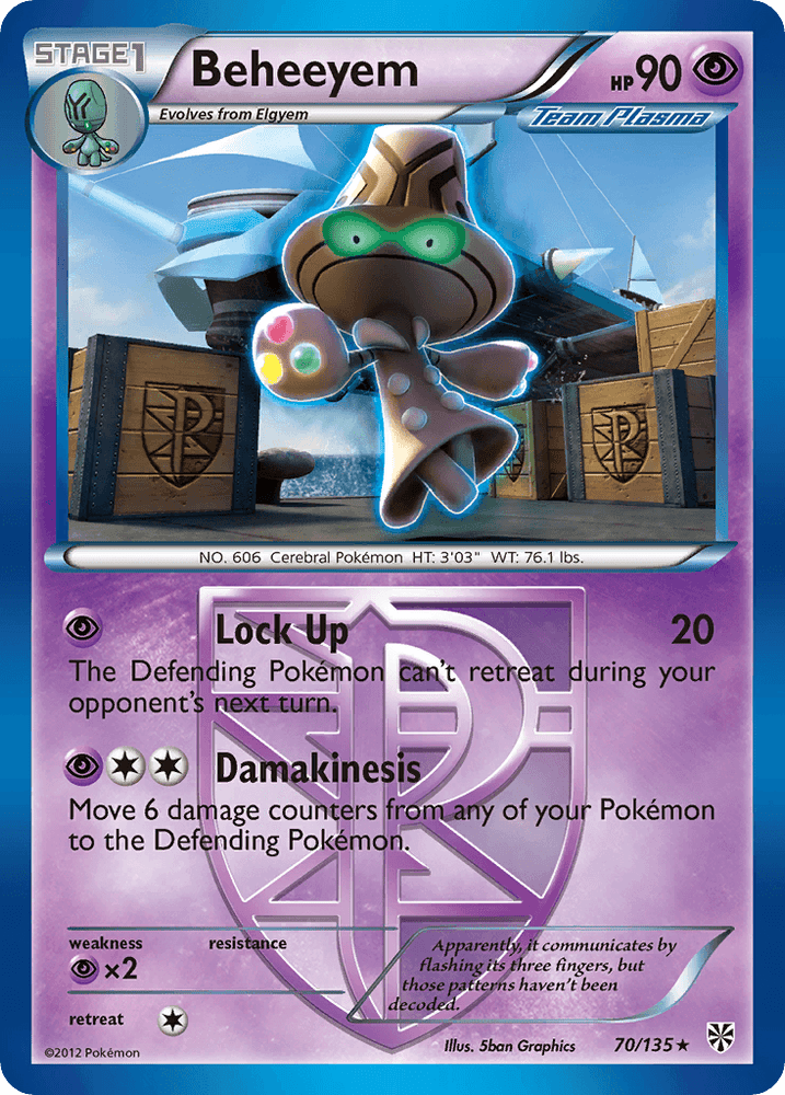 Beheeyem (70/135) [Black & White: Plasma Storm] (Online Only)