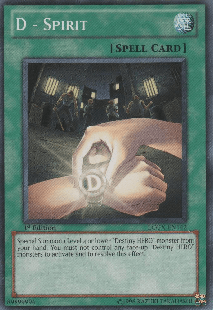 D - Spirit [LCGX-EN142] Common (ONLINE ORDER ONLY)