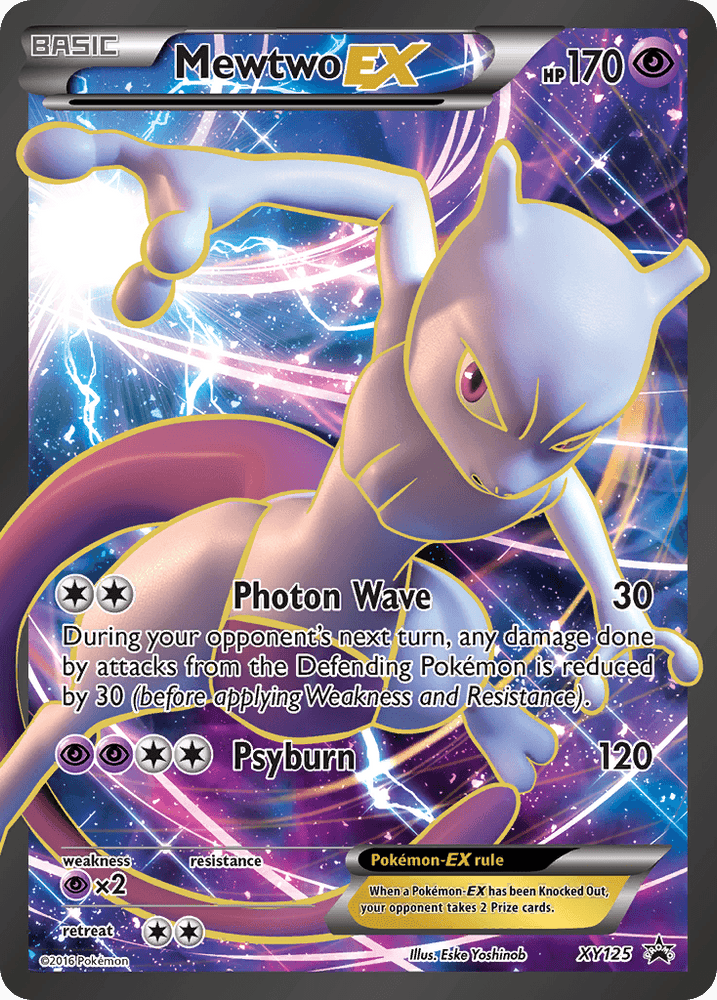 Mewtwo EX (XY125) [XY: Black Star Promos] (Online Only)