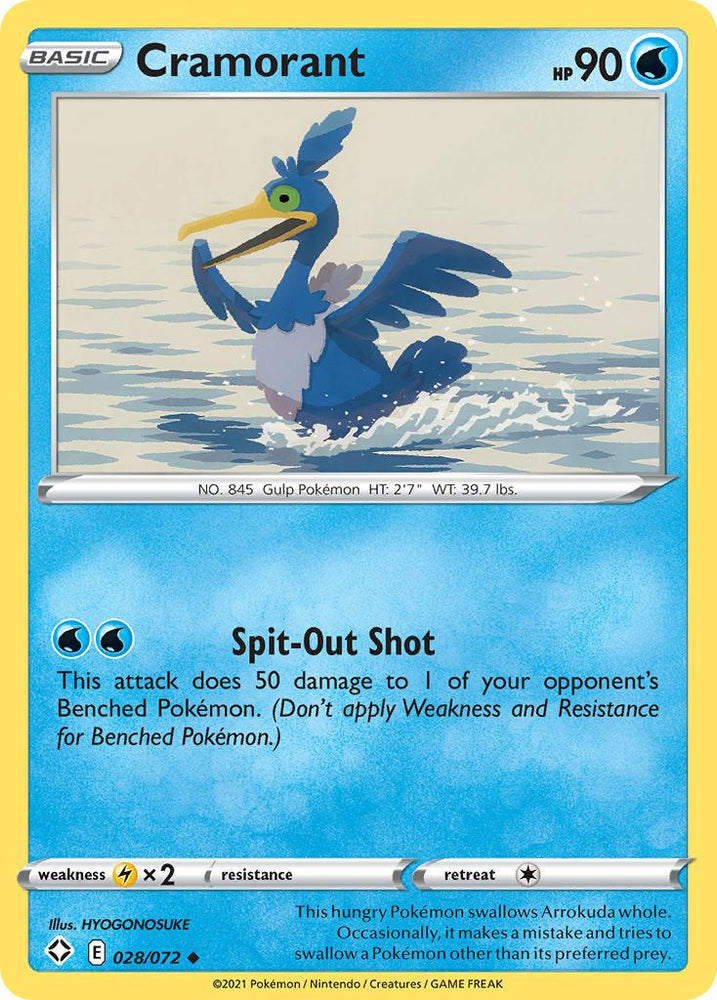 Cramorant (028/072) [Sword & Shield: Shining Fates] (Online Only)