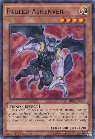 Fabled Ashenveil [BP03-EN079] Shatterfoil Rare (ONLINE ORDER ONLY)