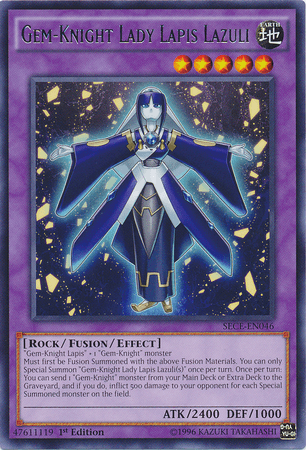 Gem-Knight Lady Lapis Lazuli [SECE-EN046] Rare (ONLINE ORDER ONLY)