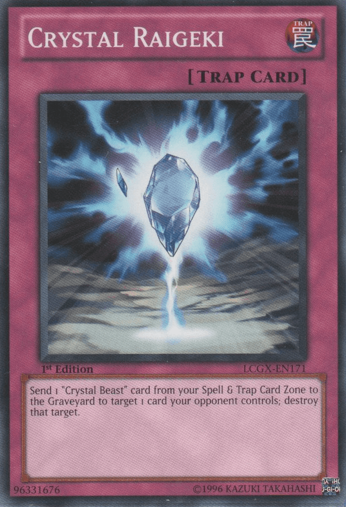 Crystal Raigeki [LCGX-EN171] Common (ONLINE ORDER ONLY)