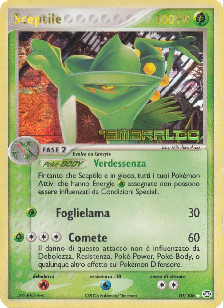 Sceptile (10/106) (Stamped) [EX: Emerald] (Online Only)