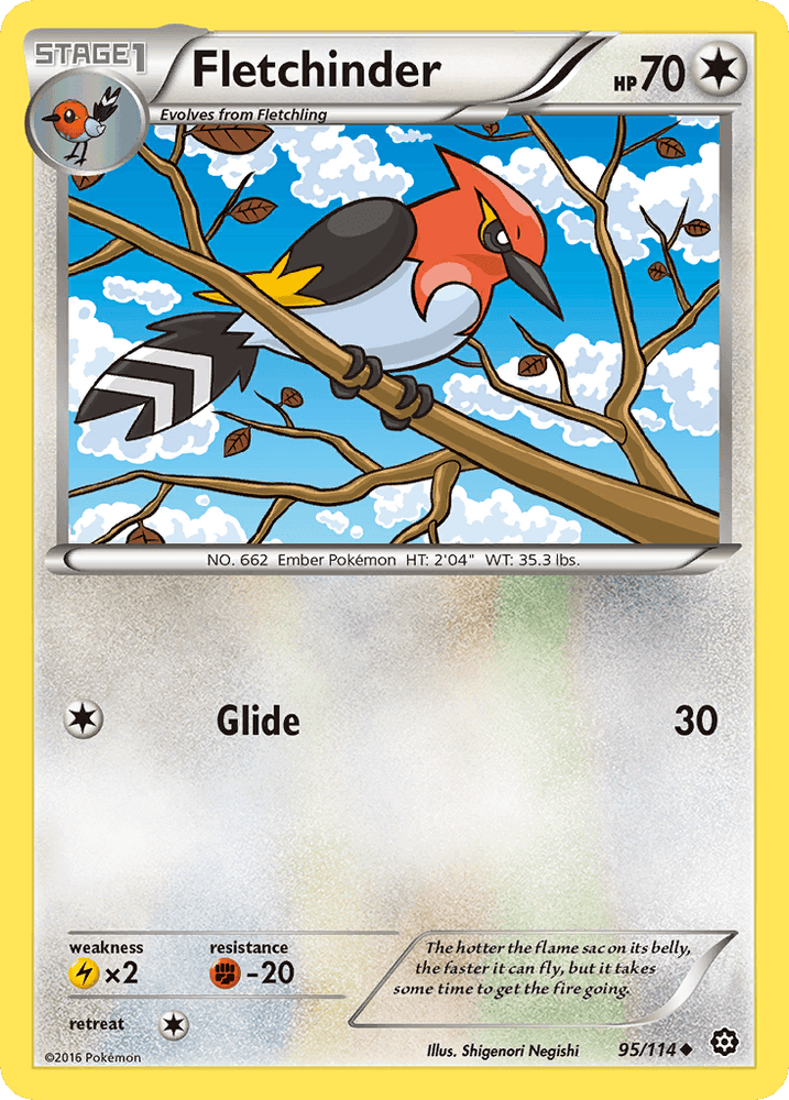 Fletchinder (95/114) [XY: Steam Siege] (Online Only)