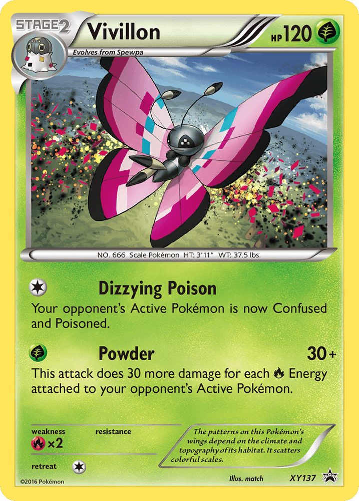 Vivillon (XY137) [XY: Black Star Promos] (Online Only)