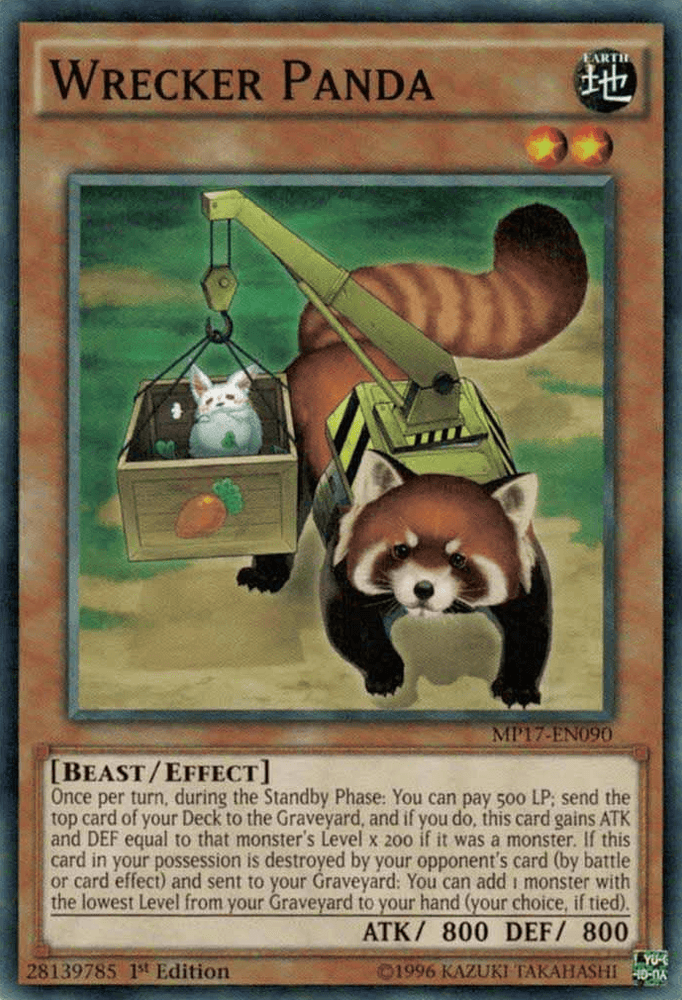 Wrecker Panda [MP17-EN090] Common (ONLINE ORDER ONLY)