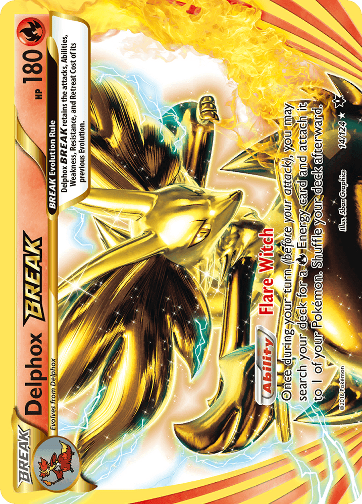 Delphox BREAK (14/124) [XY: Fates Collide] (Online Only)