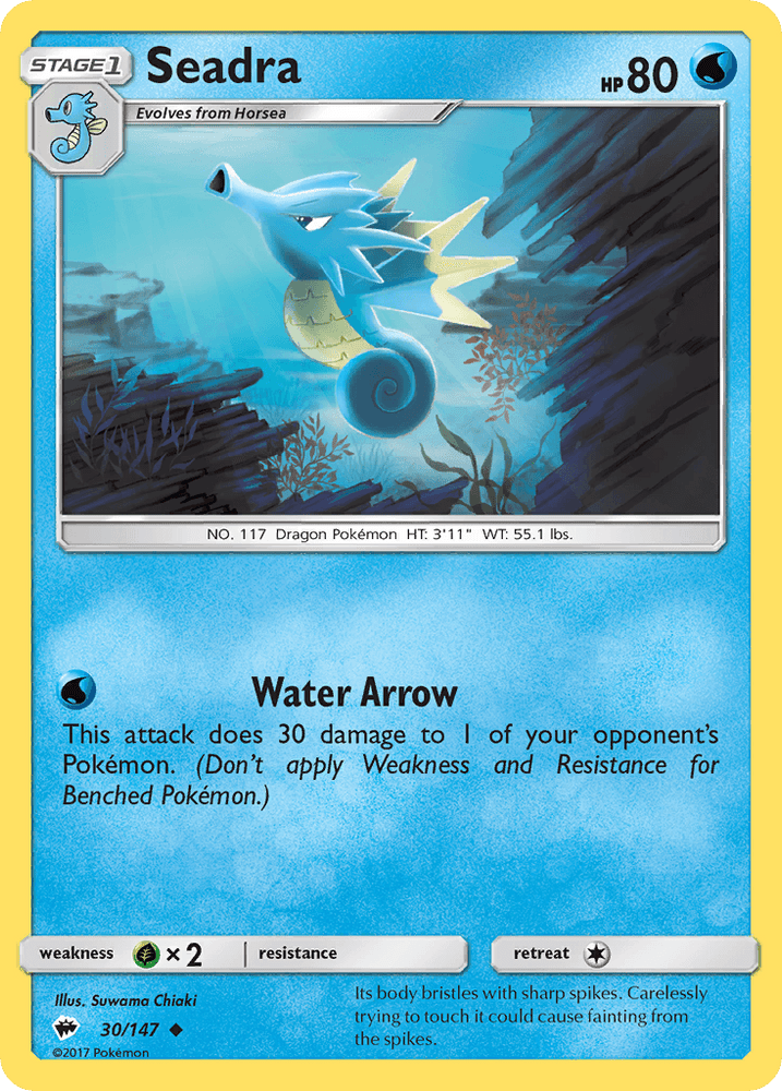Seadra (30/147) [Sun & Moon: Burning Shadows] (Online Only)